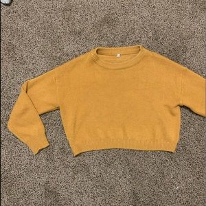 Cropped sweater